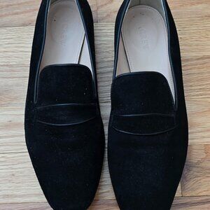Black loafers